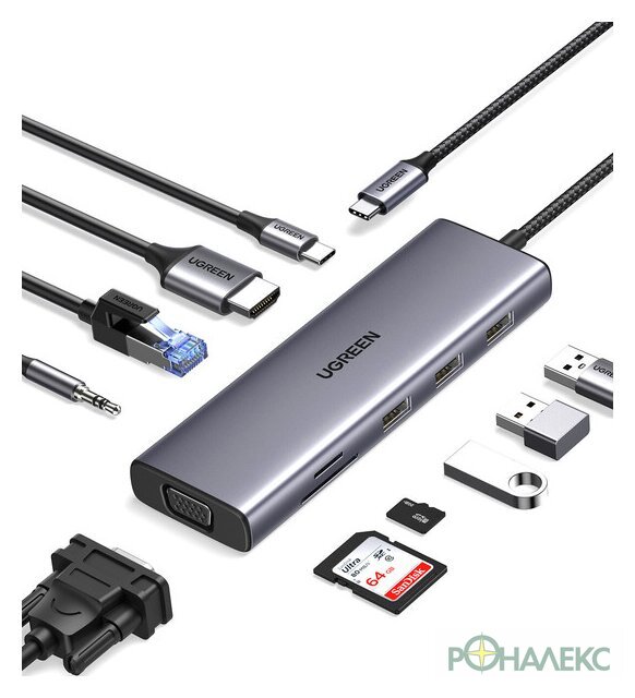 Док-станция Ugreen CM498 15601 - фото