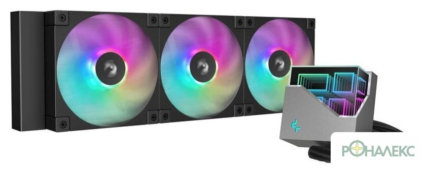 Система жидкостного охлаждения для процессора DeepCool LT360 ARGB R-LT360-BKAMNC-G-1 - фото
