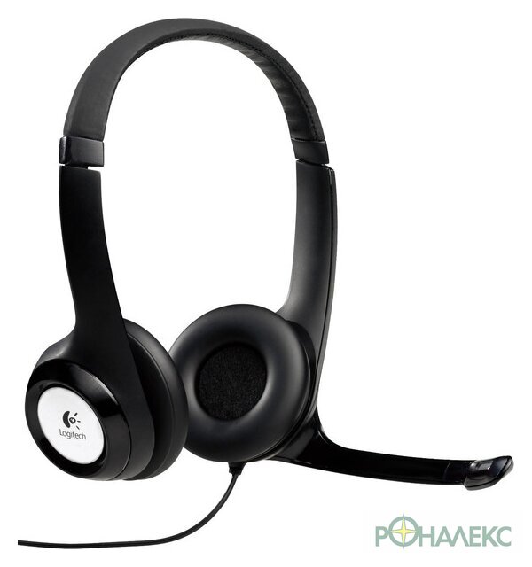 Офисная гарнитура Logitech H390 (черный) - фото