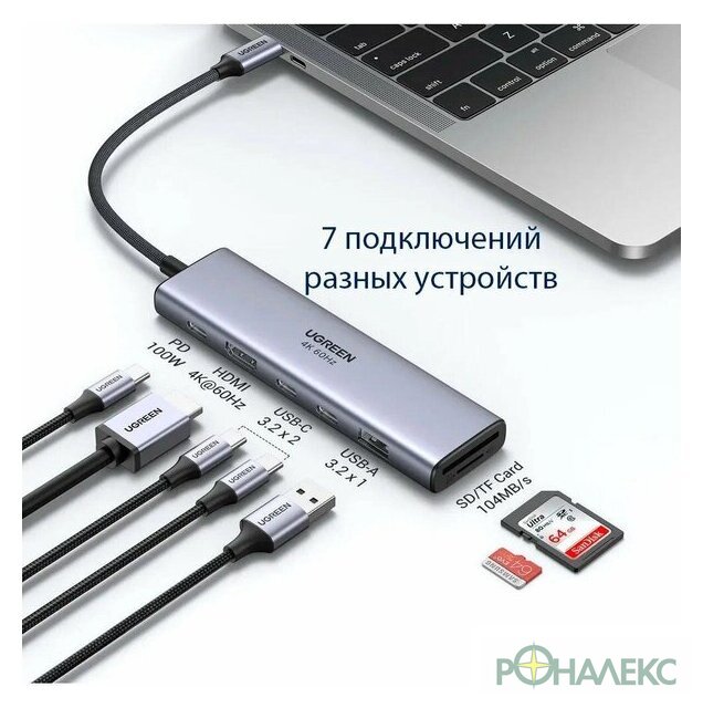 Док-станция Ugreen CM511 45521 - фото2