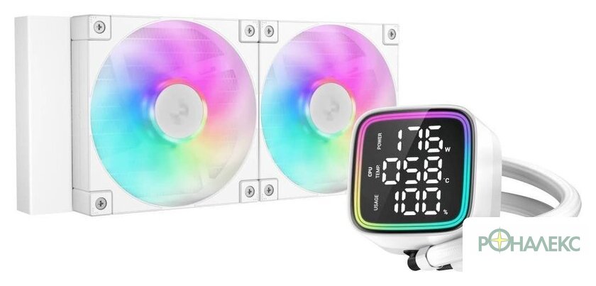 Система жидкостного охлаждения для процессора DeepCool LD240 R-LD240-WHDMMN-G-1 - фото