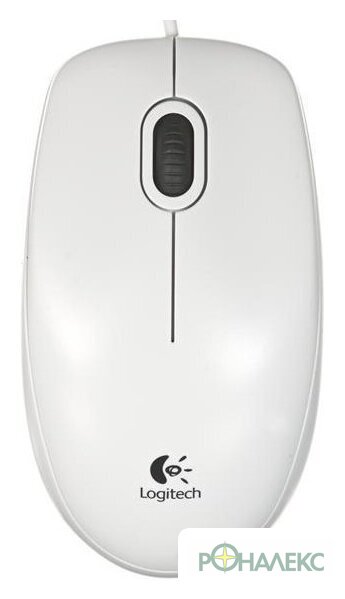 Мышь Logitech B100 (белый) - фото