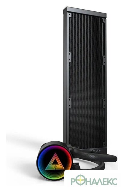Система жидкостного охлаждения для процессора Montech LightFlow ARGB 360 (черный) - фото4