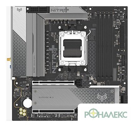 Материнская плата Sapphire Nitro+ B850M WiFi 52123-01-40G - фото