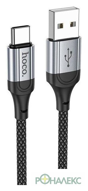 Кабель Hoco X102 USB Type-A - USB Type-C (1 м, черный) - фото3