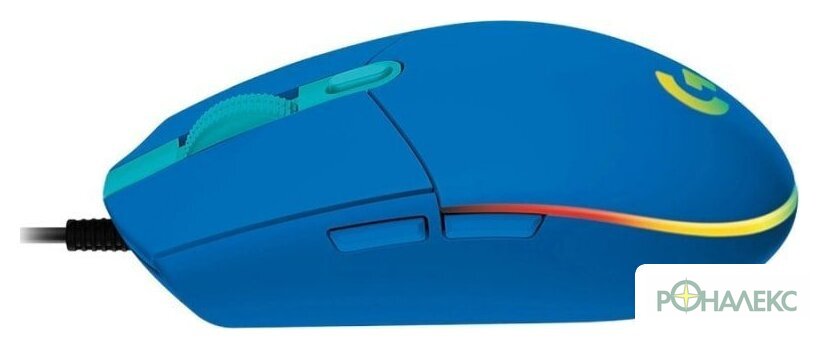 Игровая мышь Logitech G102 Lightsync (синий) - фото4