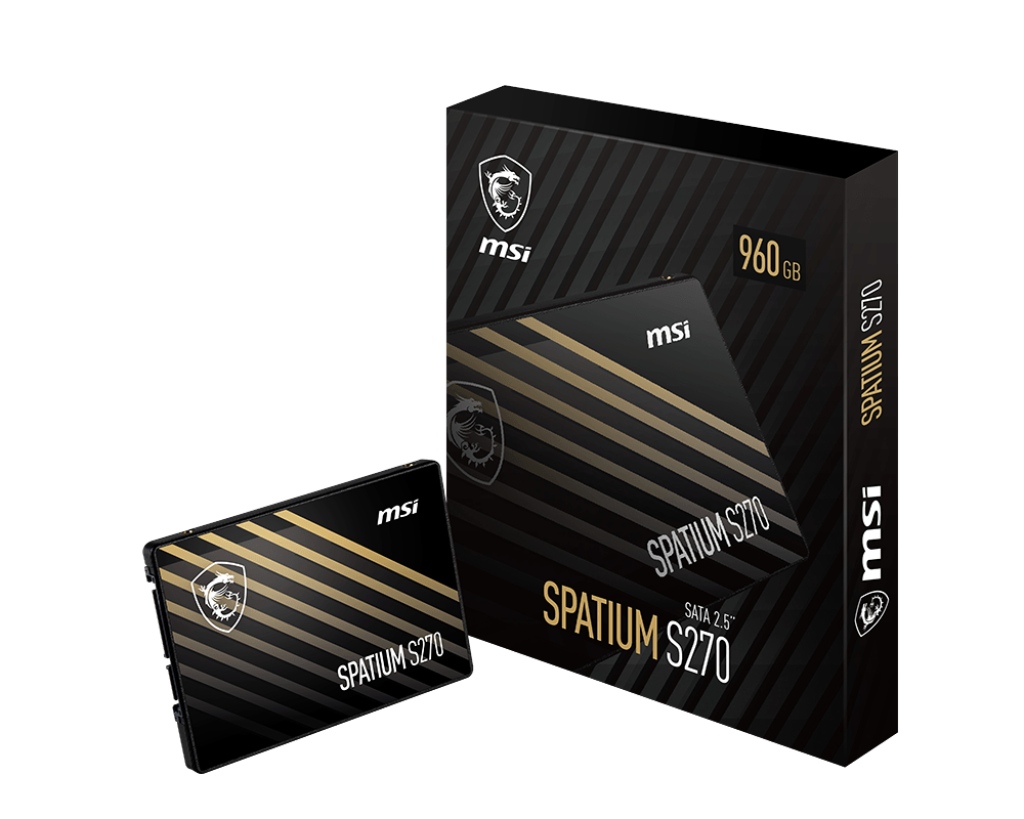 Жесткий диск SSD 960Gb MSI Spatium S270 (S78-440P130-P83)- фото