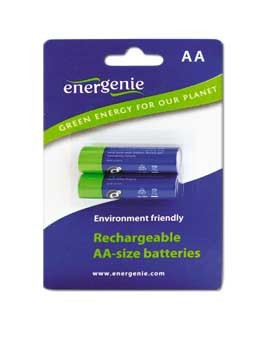 Аккумуляторные батарейки Gembird EG-BA-AA26-01 (AA, 2600mAh, Ni-MH, 2шт EnerGenie BLISTER)- фото