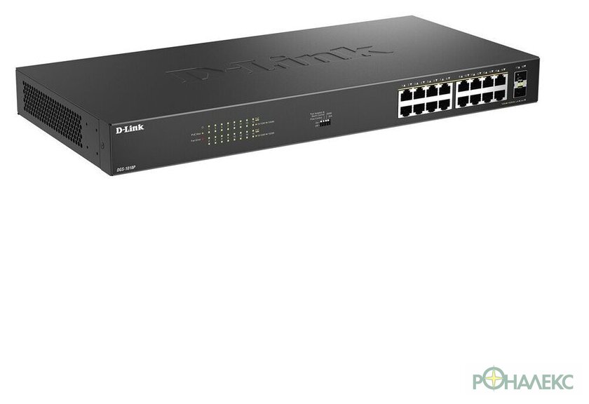 Неуправляемый коммутатор D-Link DGS-1018P/B1A - фото