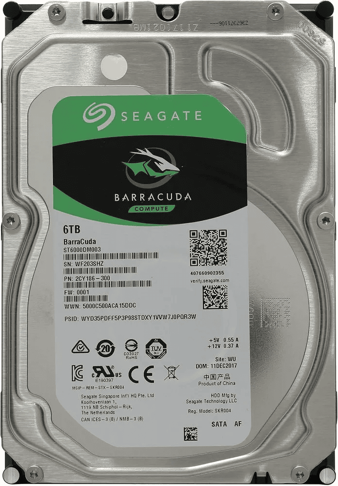 Жесткий диск 6Tb Seagate Barracuda (ST6000DM003)- фото