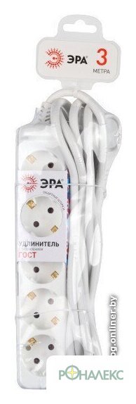Удлинитель ЭРА U-5e-3m-3x1.5 Б0044038 - фото2