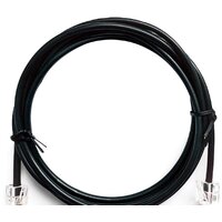 Кабель Cablexpert TC6P4CR-2M RJ11 - RJ11 (2 м, черный)