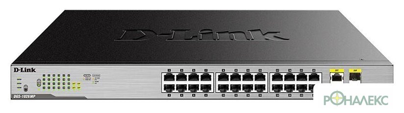 Неуправляемый коммутатор D-Link DGS-1026MP/B2A - фото2