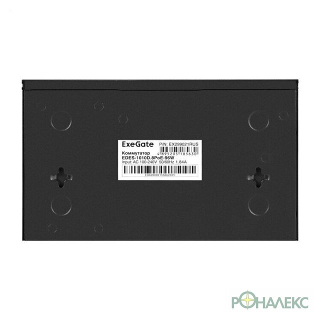 Неуправляемый коммутатор ExeGate EDES-1010D.8PoE-96W - фото5