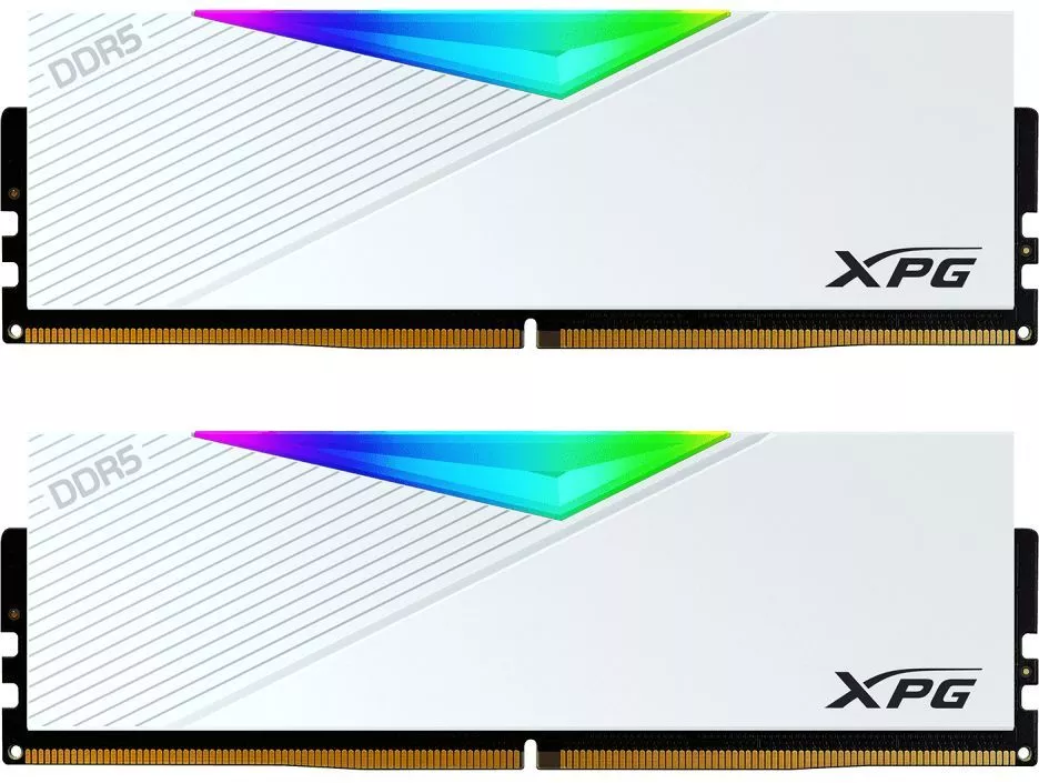 Модуль памяти 32Gb (2*16Gb) A-DATA XPG Lancer RGB (AX5U6400C3216G-DCLARWH)