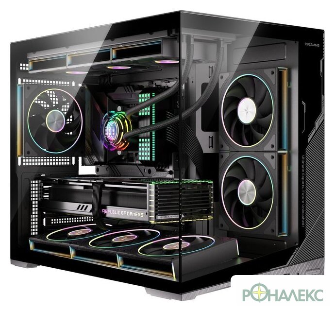 Корпус Esgaming Zero (черный) - фото