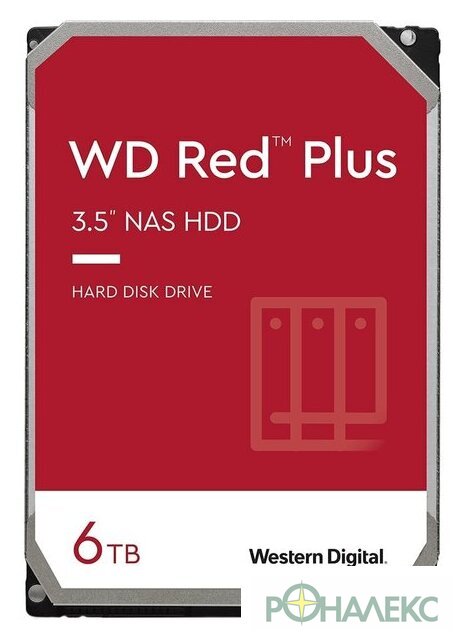 Жесткий диск WD Red Plus 6TB WD60EFPX - фото