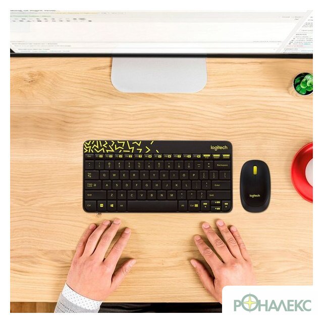 Офисный набор Logitech MK240 Nano 920-008198 (черный) - фото3