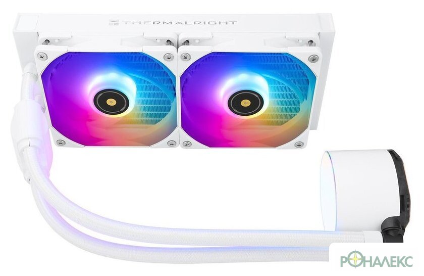 Система жидкостного охлаждения для процессора Thermalright Frozen Notte 240 ARGB (белый) - фото5