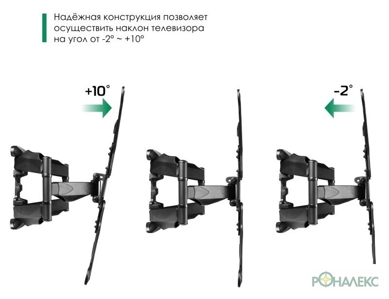 Кронштейн для телевизора Onkron M5 (черный) - фото4