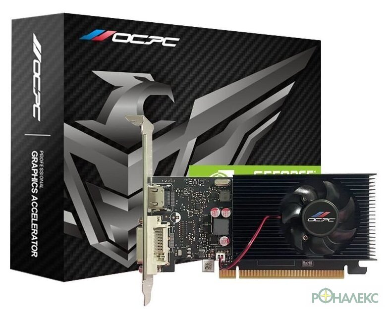 Видеокарта OCPC GeForce GT 1030 4GB DDR4 OCVNGT1030G4D4 - фото2