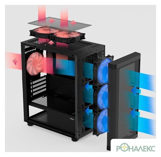 Корпус Zalman M4 SE (черный) - фото5
