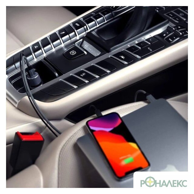 Автомобильное зарядное Satechi 72W Type-C PD Car Charger (серый космос) - фото5