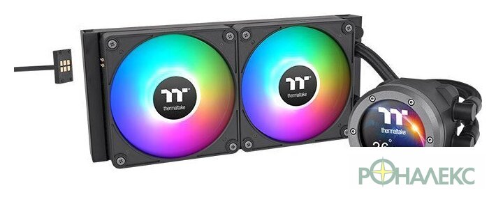 Система жидкостного охлаждения для процессора Thermaltake TH240 V2 Ultra EX ARGB CL-W414-PL12SW-A - фото