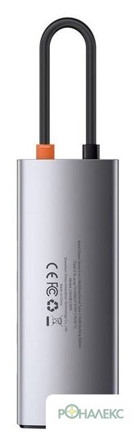 Док-станция Baseus Metal Gleam Series 6-in-1 Multifunctional USB Type C CAHUB-CW0G - фото2