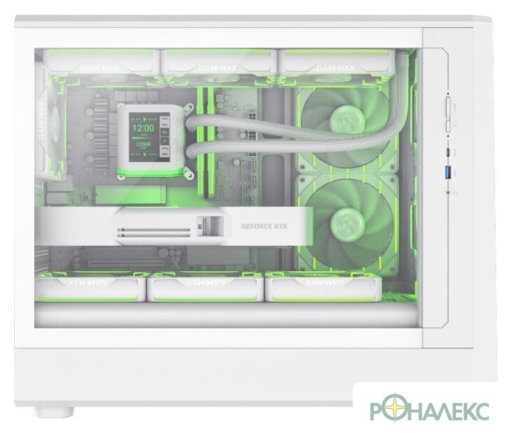 Корпус GameMax Legend CLAW 360 (белый) - фото3