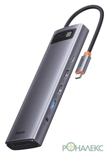 Док-станция Baseus Metal Gleam Series 12-in-1 Multifunctional Type-C Hub Docking Station WKWG020213 - фото3