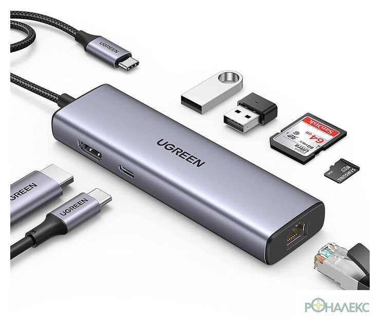Док-станция Ugreen CM512 90568 - фото