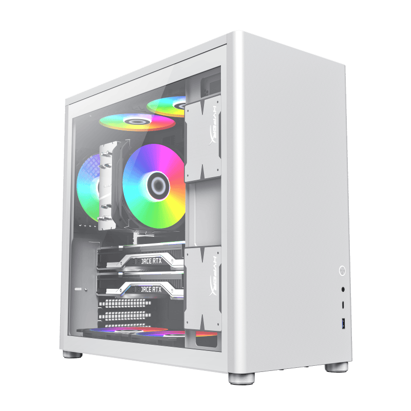 Корпус GameMax Spark PRO Full White- фото