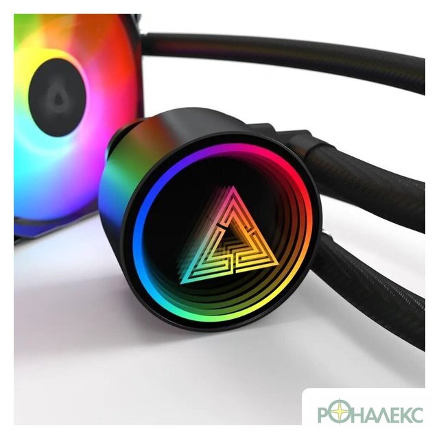 Система жидкостного охлаждения для процессора Montech LightFlow ARGB 240 (черный) - фото5