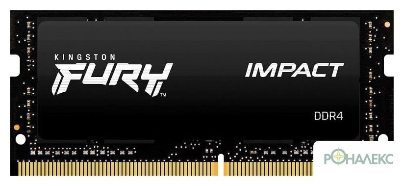 Оперативная память Kingston FURY Impact 32GB DDR4 SODIMM PC4-25600 KF432S20IB/32 - фото