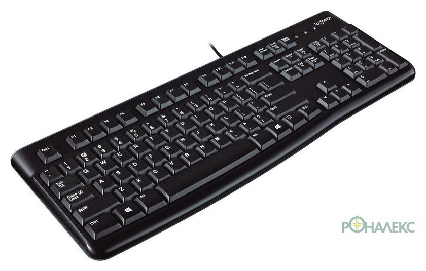 Клавиатура Logitech K120 920-002583 (с гравировкой) - фото2