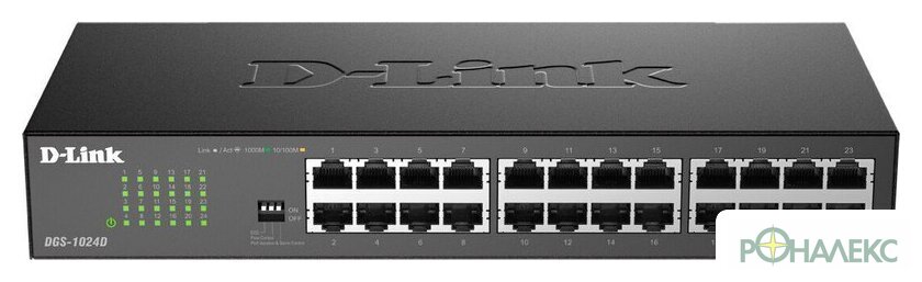Неуправляемый коммутатор D-Link DGS-1024D/J1A - фото