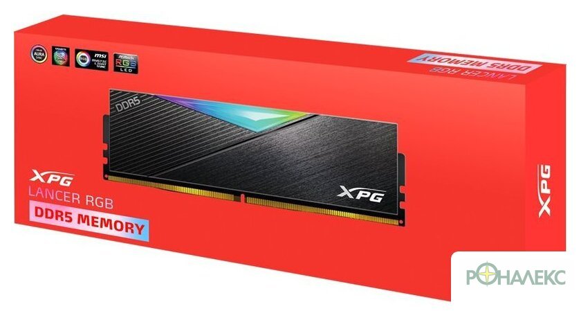 Оперативная память ADATA XPG Lancer RGB 2x48ГБ DDR5 6000МГц AX5U6000C3048G-DCLARBK - фото5