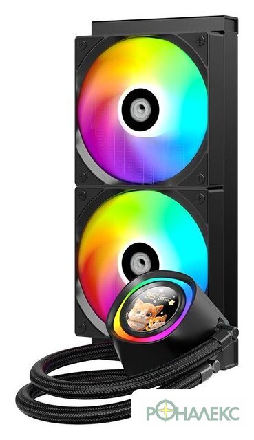 Система жидкостного охлаждения для процессора ID-Cooling FX240 LCD - фото2