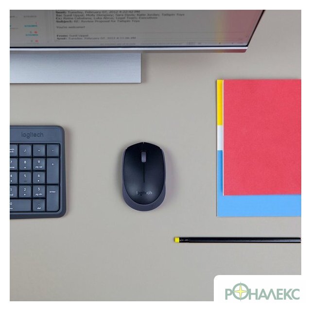 Мышь Logitech M171 (черный) - фото4