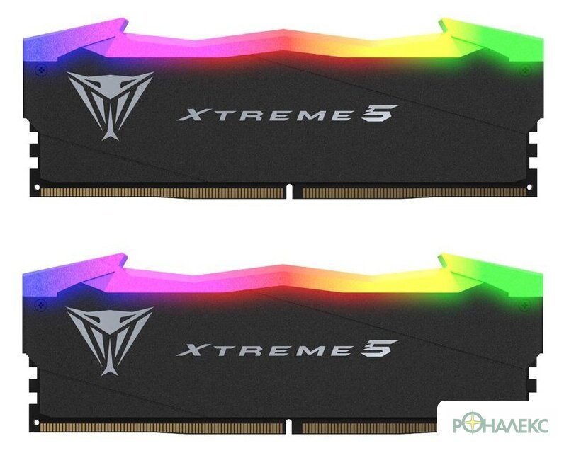 Оперативная память Patriot Viper Xtreme 5 RGB 2x16ГБ DDR5 7600МГц PVXR532G76C36K - фото