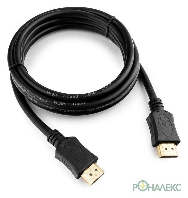 Кабель Cablexpert CC-HDMI4L-1.5M HDMI - HDMI (1.5 м, черный) - фото