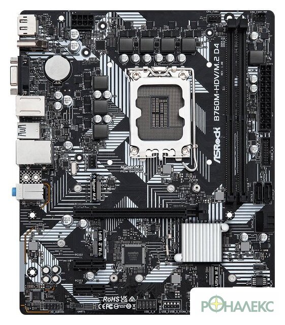 Материнская плата ASRock B760M-HDV/M.2 D4 - фото