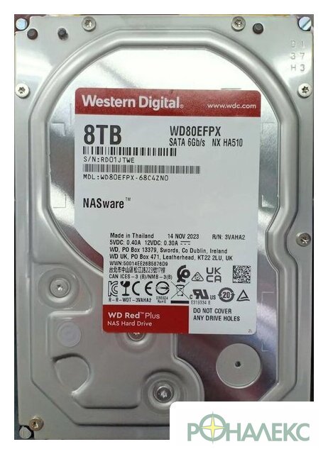 Жесткий диск WD Red Plus 8TB WD80EFPX - фото2