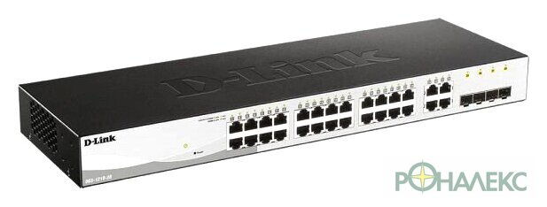 Настраиваемый коммутатор D-Link DGS-1210-28/F3A - фото