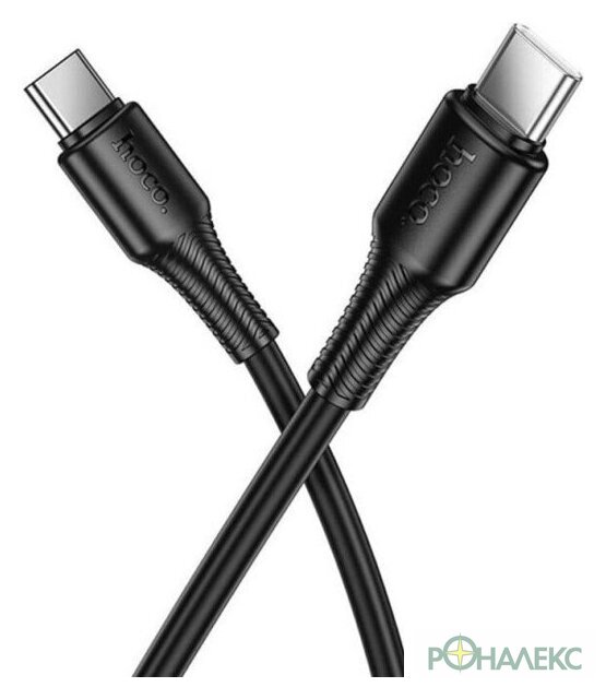 Кабель Hoco X120 USB Type-C - USB Type-C (1 м, черный) - фото2