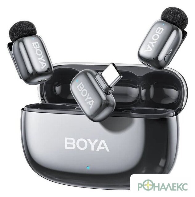 Радиосистема BOYA Mini 2-02 (серебристый) - фото