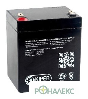 Аккумулятор для ИБП Kiper HR-1221W F2 (12В/5.5 А·ч) - фото