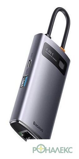 Док-станция Baseus StarJoy 4-Port Type-C Hub Adapter WKWG070113 - фото4