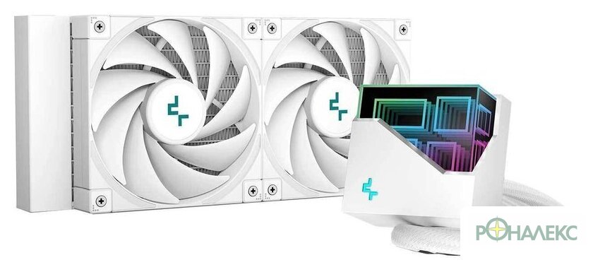 Система жидкостного охлаждения для процессора DeepCool LT520 WH R-LT520-WHAMNF-G-1 - фото
